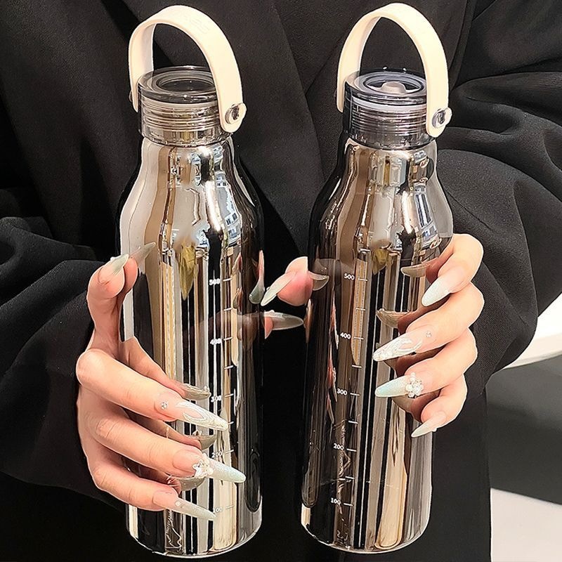 600ML Thickened Glass Water Bo - огляд і ціна Outdoor Sport Glass Water Bottle